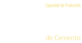 Capacidad de producción de 89 millones de toneladas